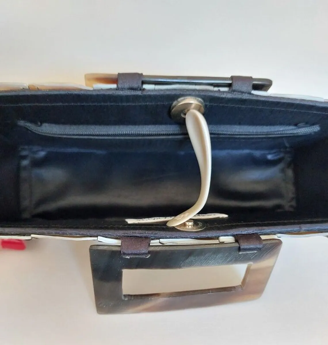 Mother of Pearl Mosaic Style Handbag - Image 4