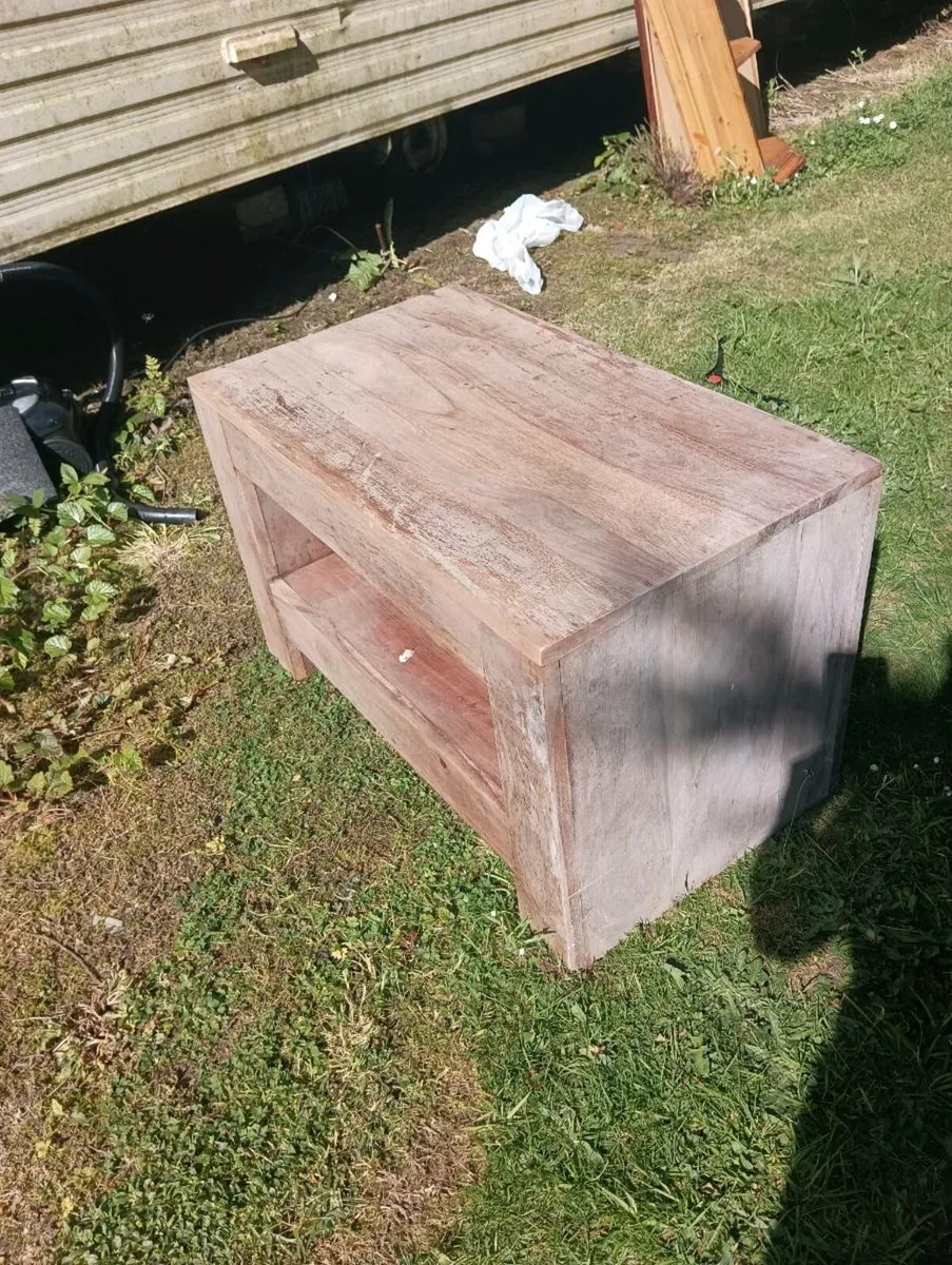 Solid table needs stain. - Image 2