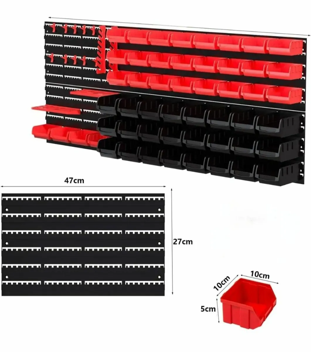 Storage board wall mount tools 141cm x 54cm - Image 1