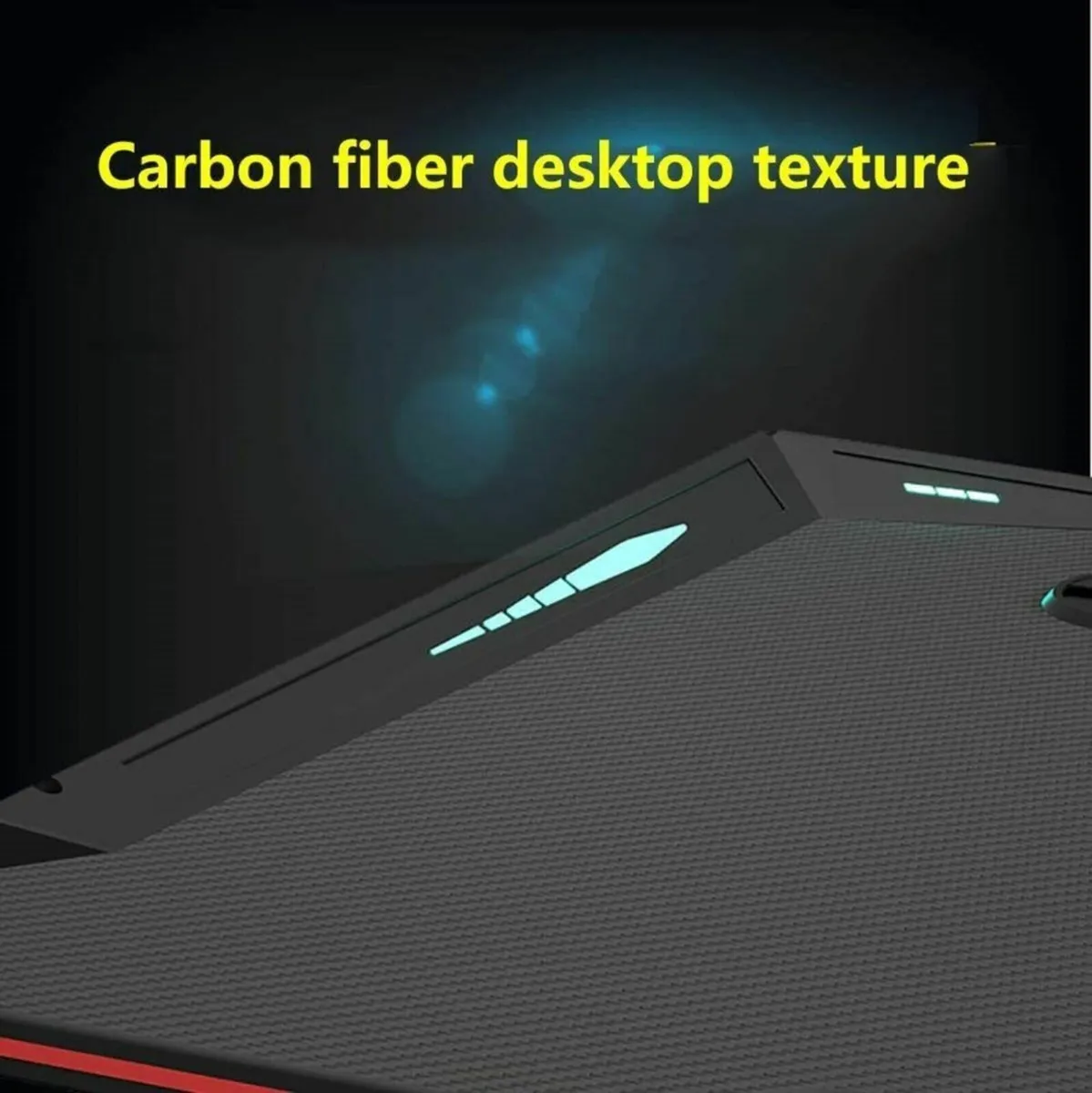 Gaming PC Table Desk With LED lights - Image 4