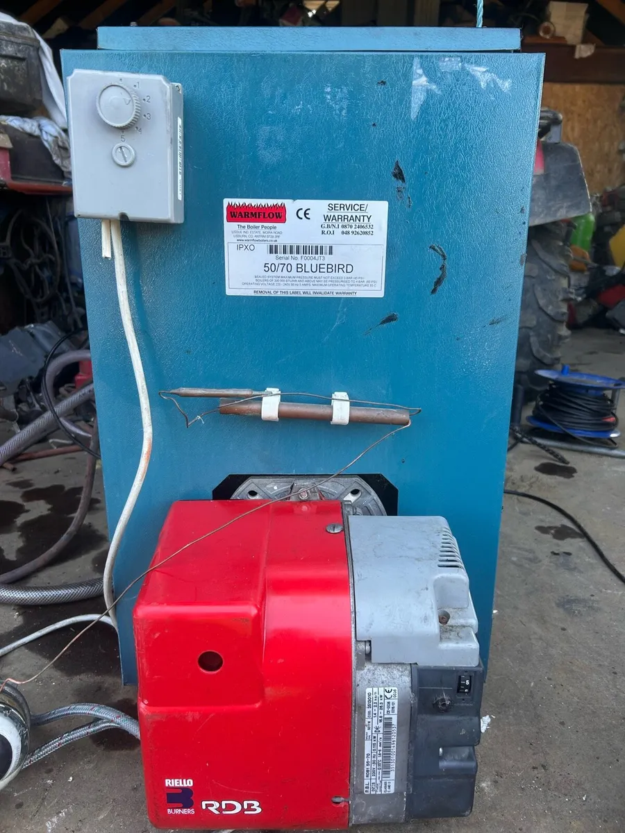 Oil boiler and burner - Image 1