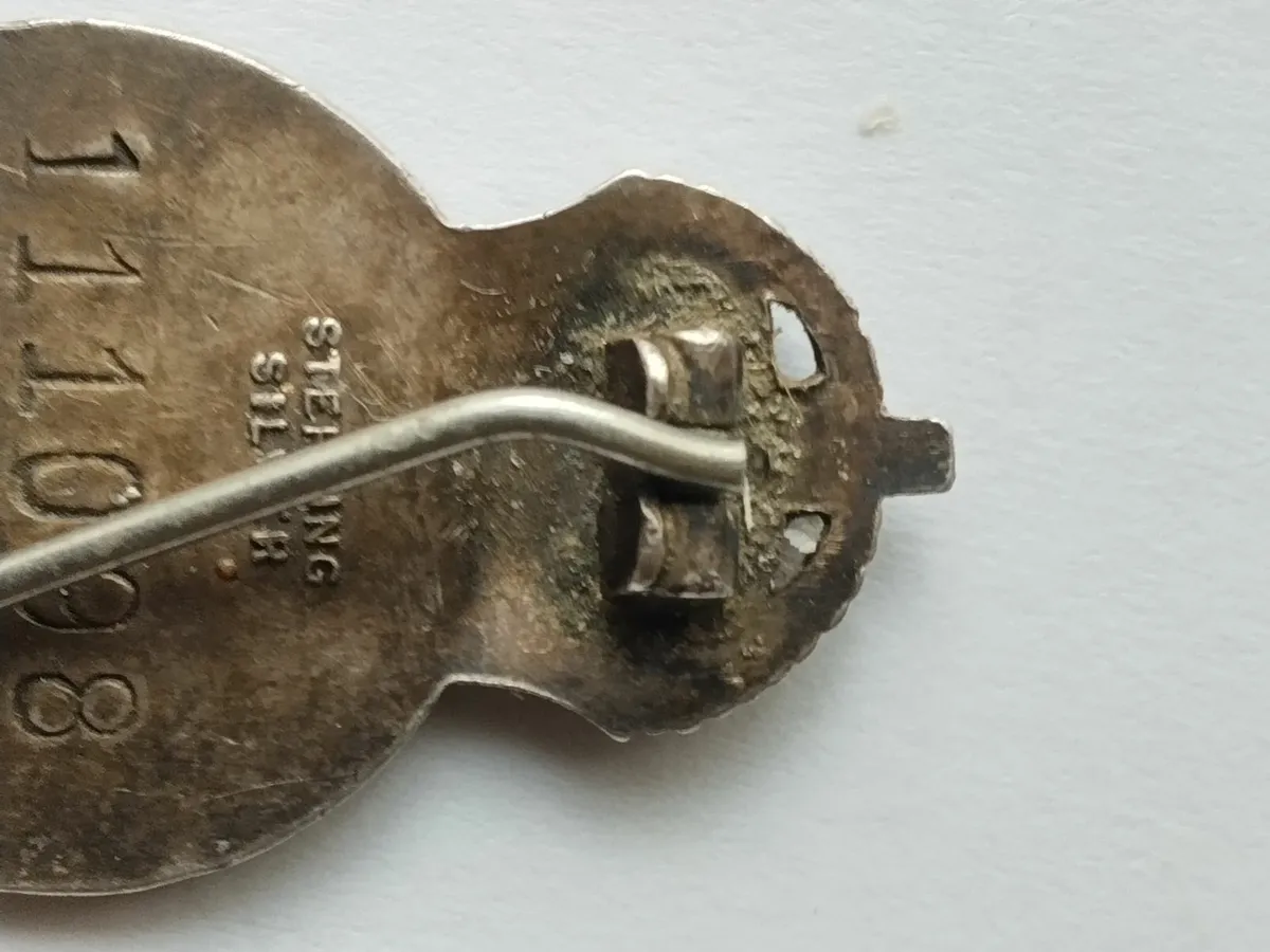 Antique WW2  AFS Badge - Image 3