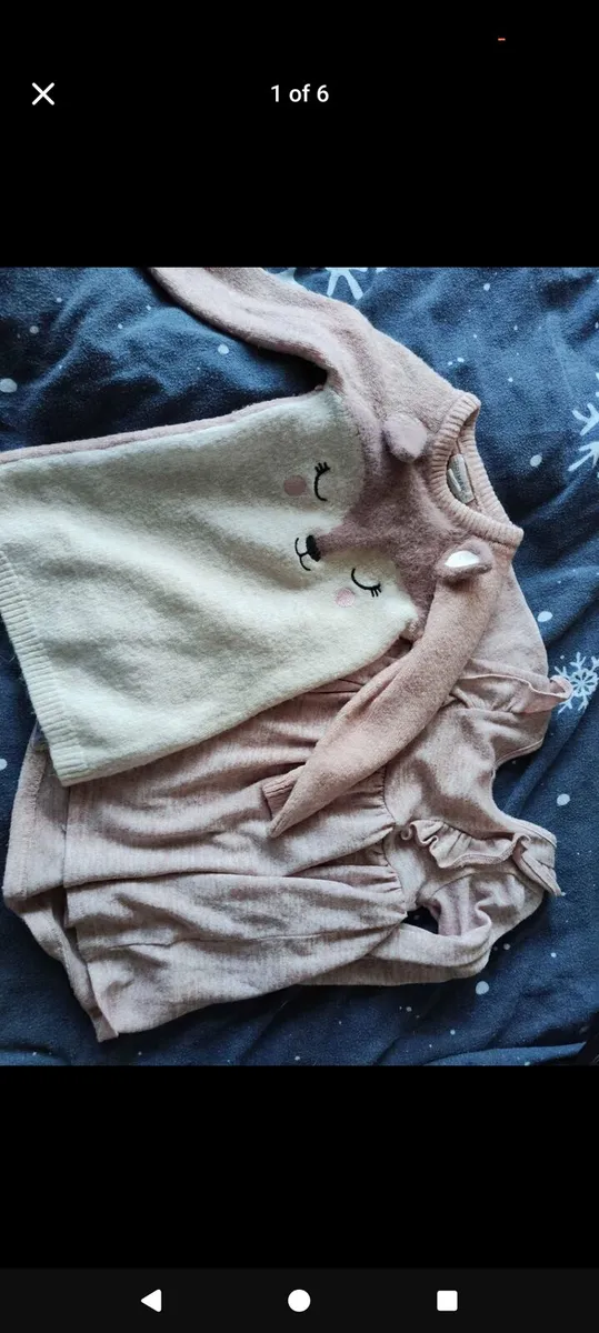 Size 9-12 months baby girl clothes - Image 1