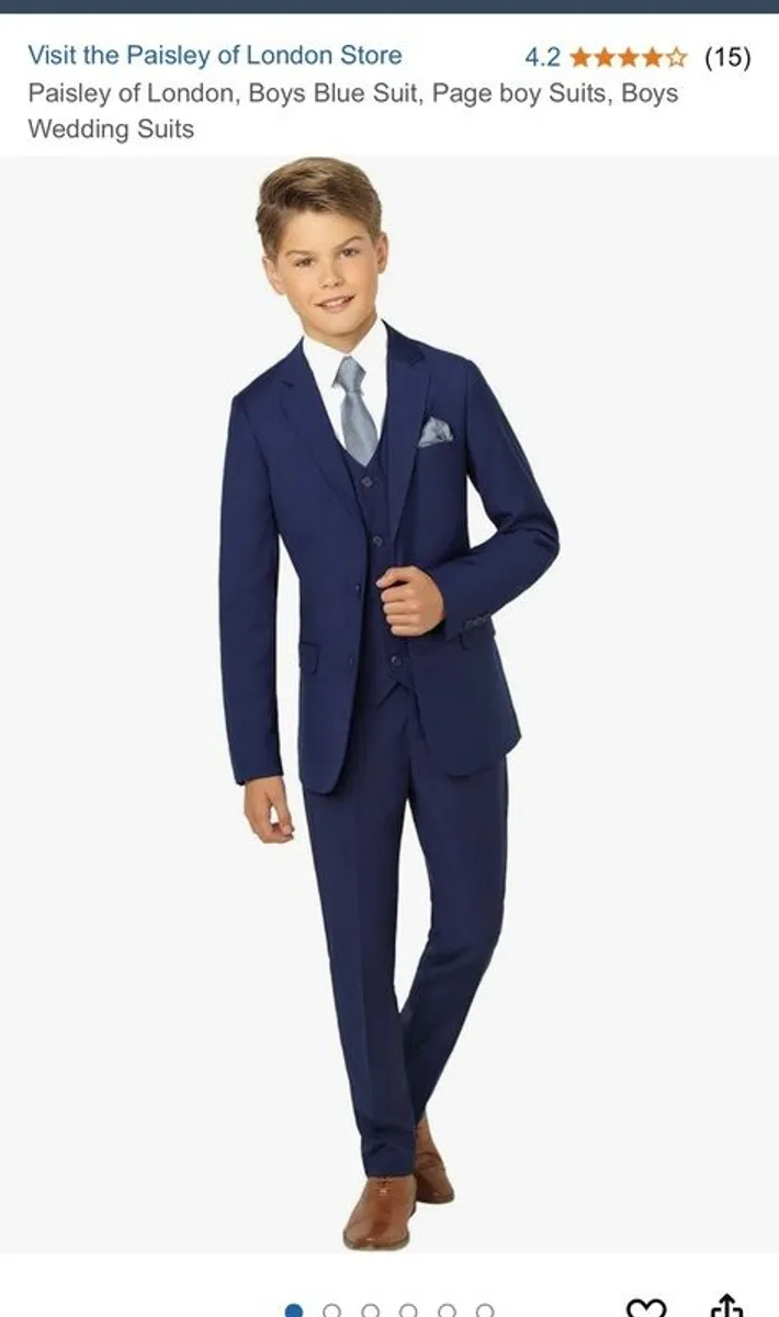 Paisley London boys suit - brand new - Image 1