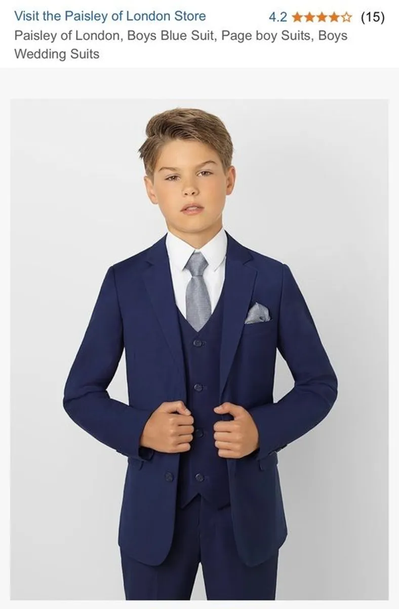 Paisley London boys suit - brand new - Image 2