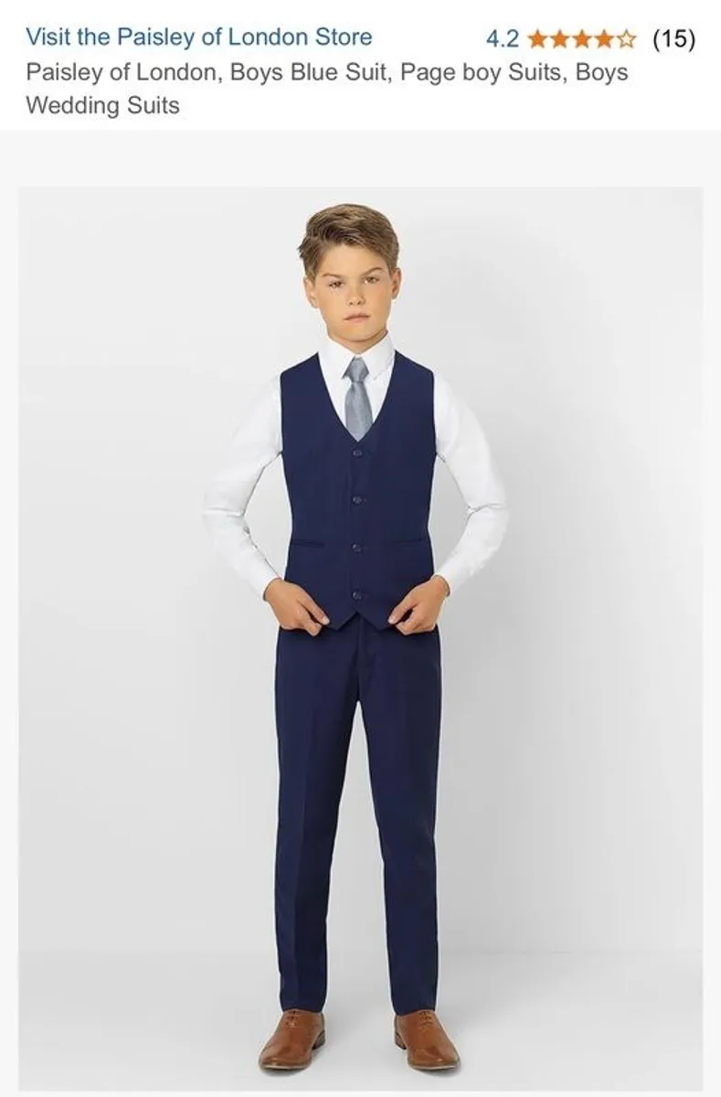 Paisley London boys suit - brand new - Image 3