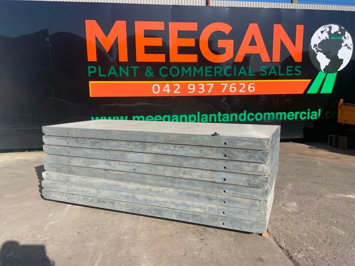 3.0mts x 1.25mts MEVA SHUTTERING PANS.......6554. - Image 1