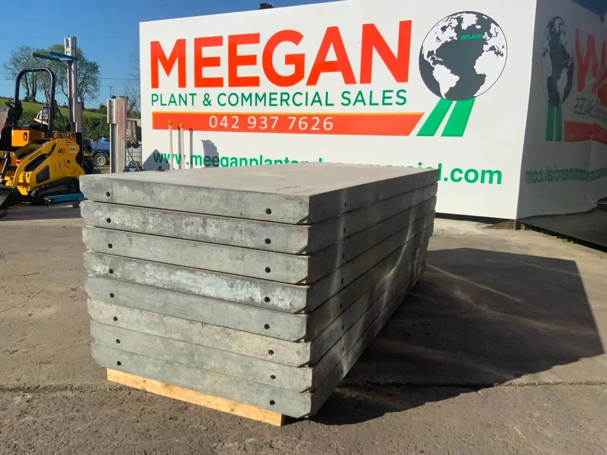 3.0mts x 1.25mts MEVA SHUTTERING PANS.......6554. - Image 2