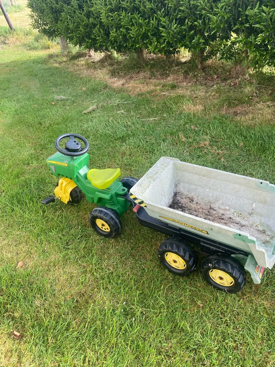 Free kids toy tractors and trailer - Image 2