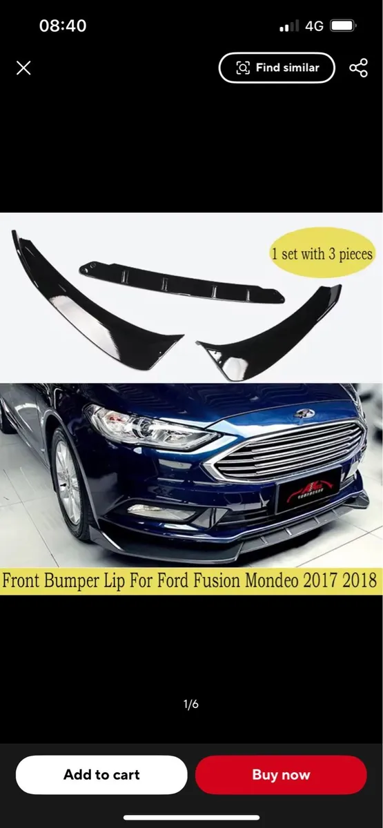 Ford mondeo front lip kit - Image 1
