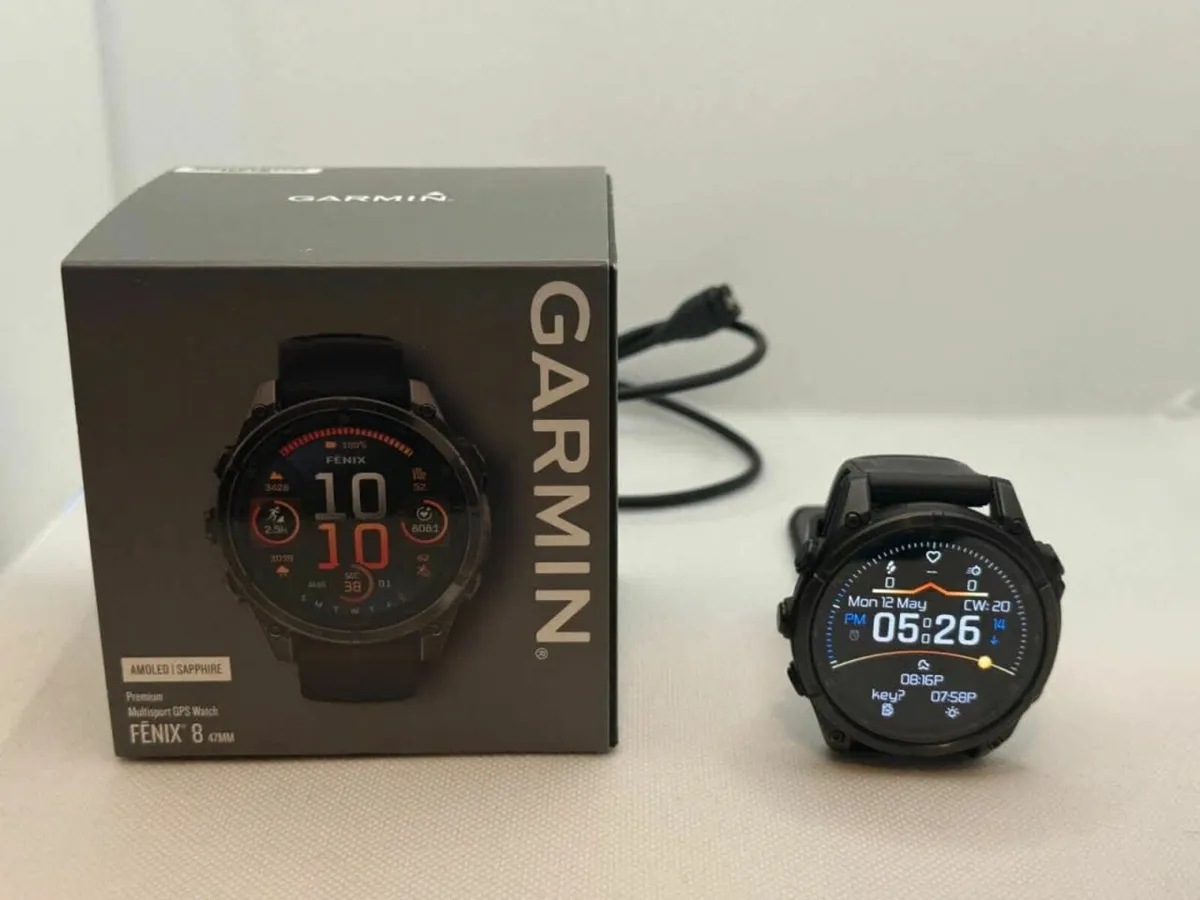 Fenix 8 47mm AMOLED Sapphire GPS Smartwatch - Image 1