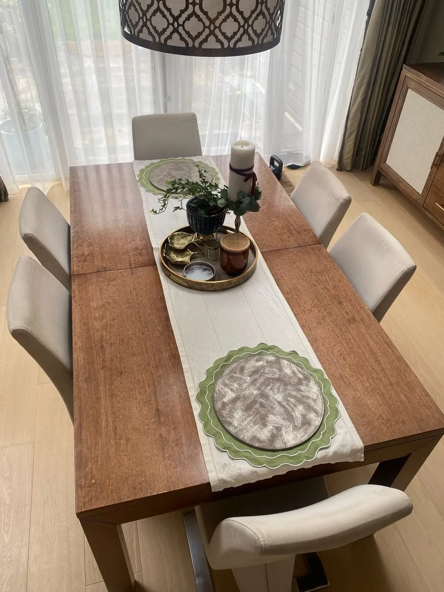 Designer Solid Extendable Table - Image 3
