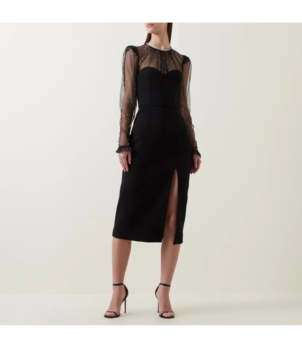 Rebecca Vallance Alyssa Pencil Midi Dress - Image 2