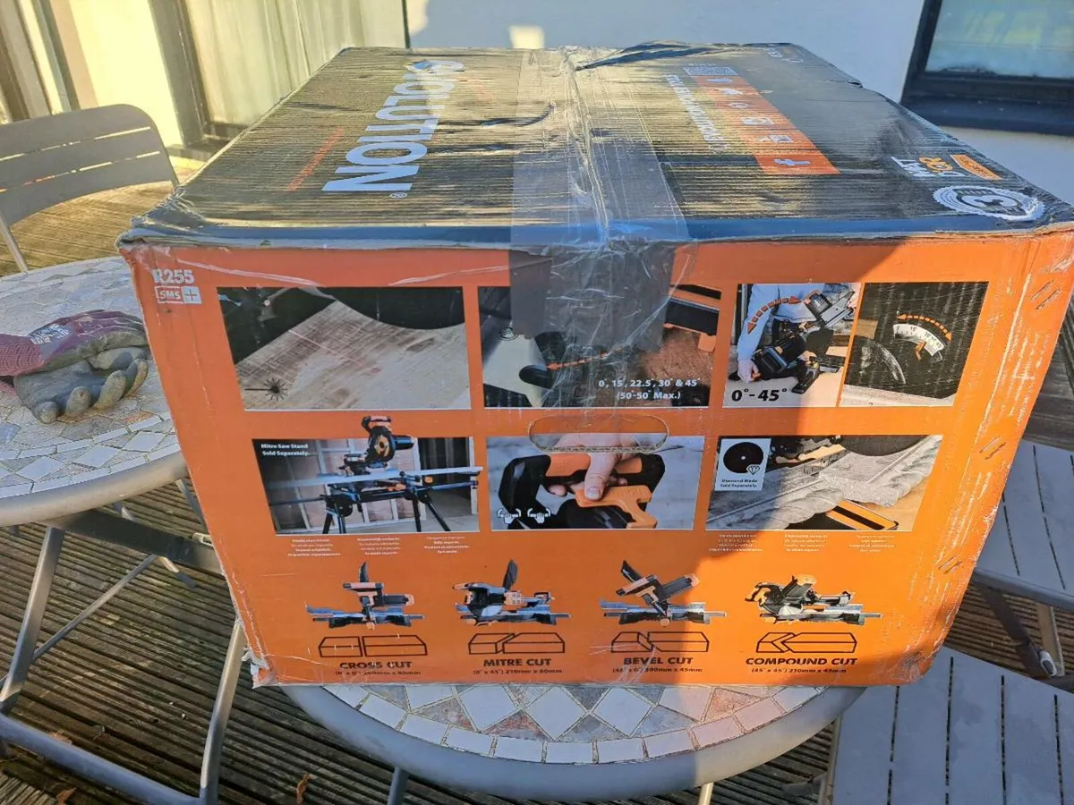 EVOLUTION mitre saw R255 SMS+ with evolution stand - Image 4