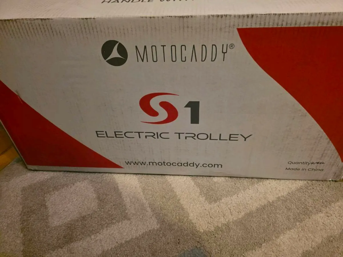 New Motocaddy S1 lithium Trolley - Image 1