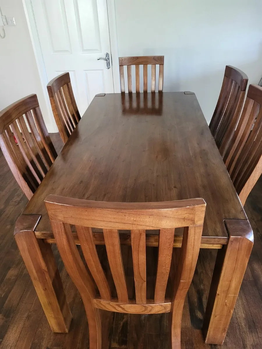 Dining room table & chairs - Image 3