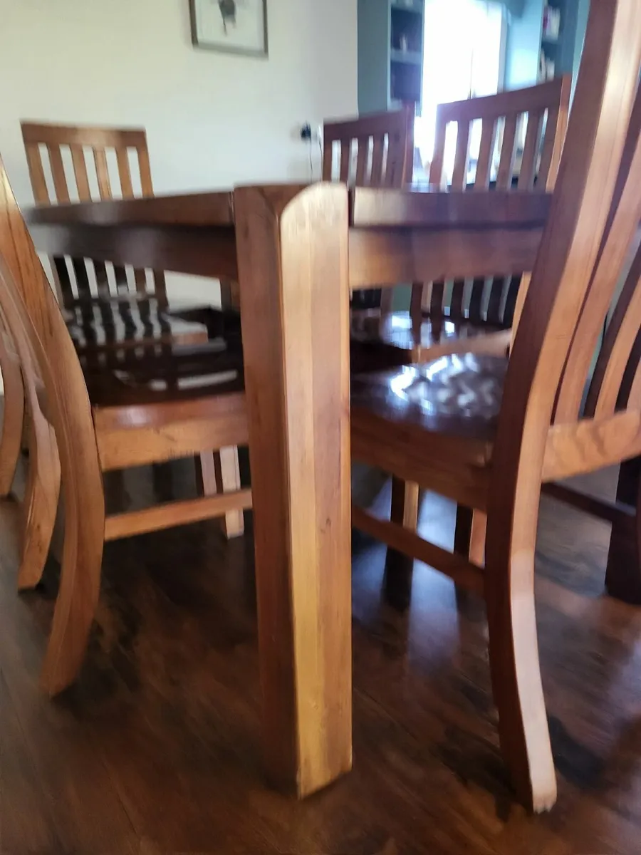 Dining room table & chairs - Image 4
