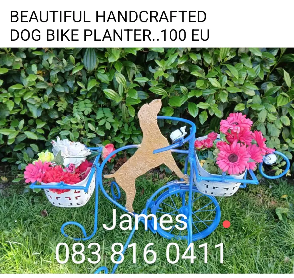 Beautiful handcrafted garden bike  planters - Image 1