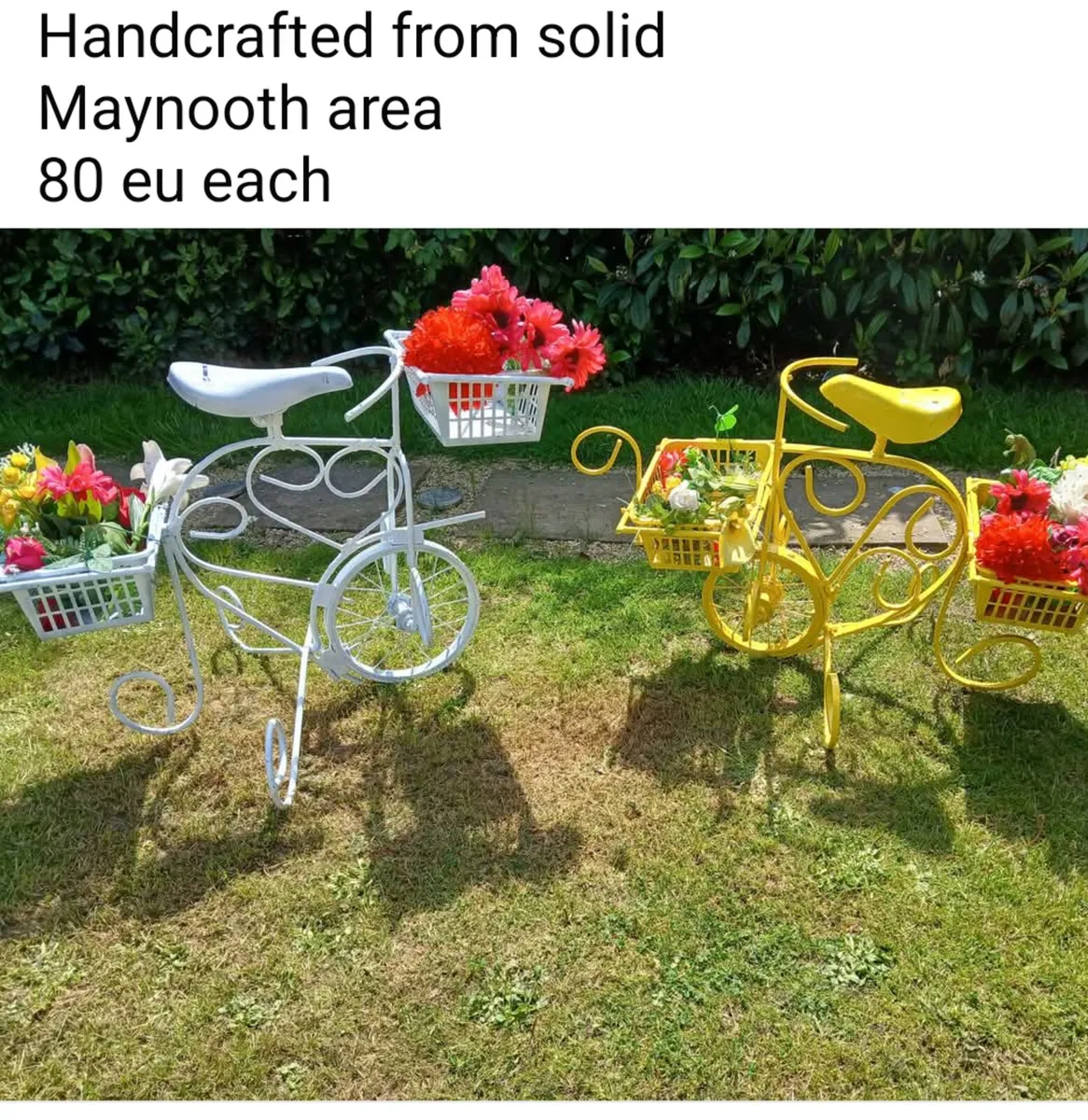 Beautiful handcrafted garden bike  planters - Image 2