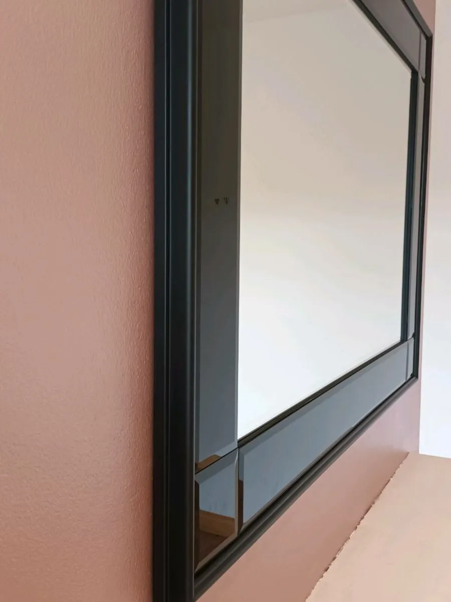 Large black mirror - Image 1