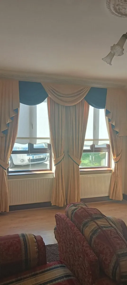 Mahogany Cabinet. curtains - Image 3