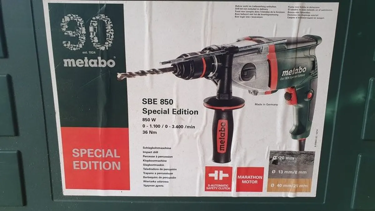 METABO SBE 850 Special Edition - Impact Drill - Image 1