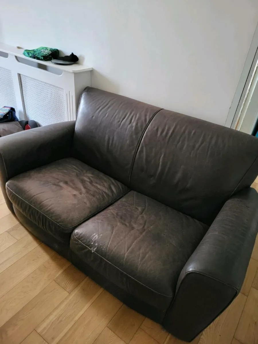 Leather sofa - Image 1