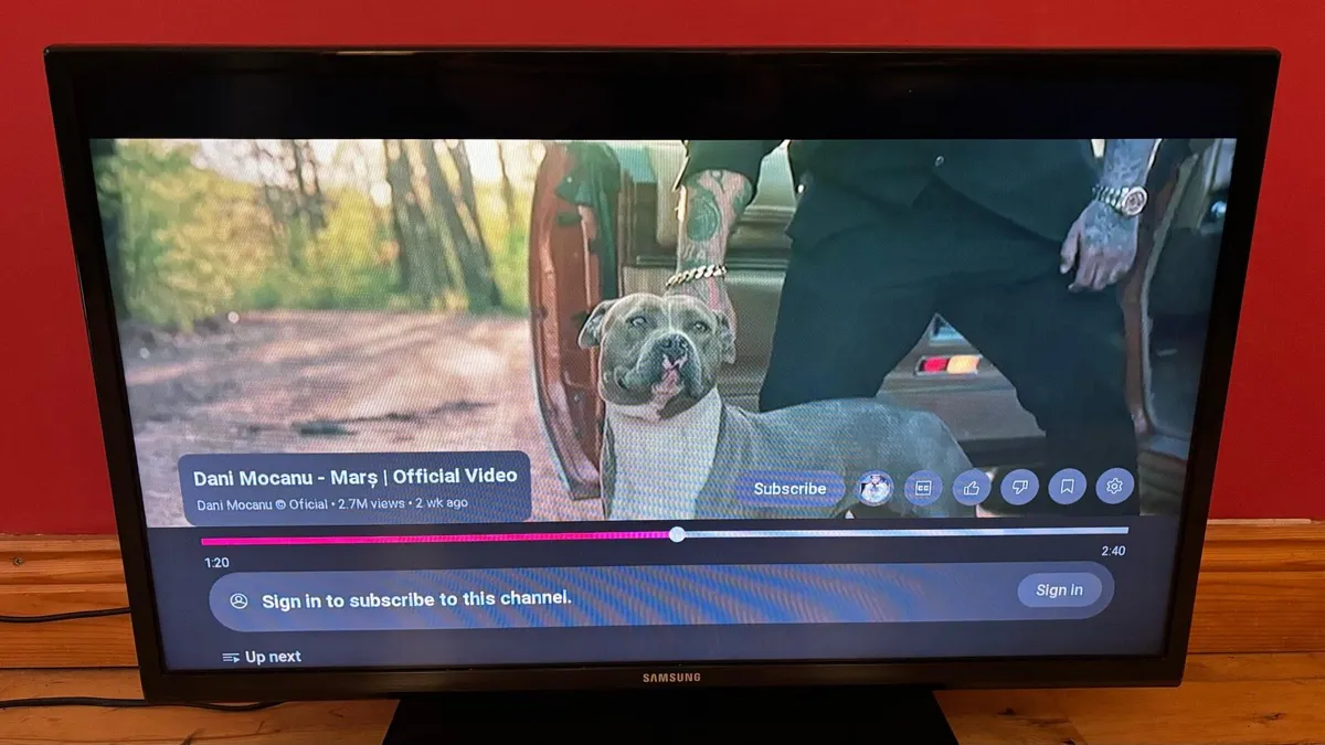 32” Samsung Smart TV with Chromecast - Image 1