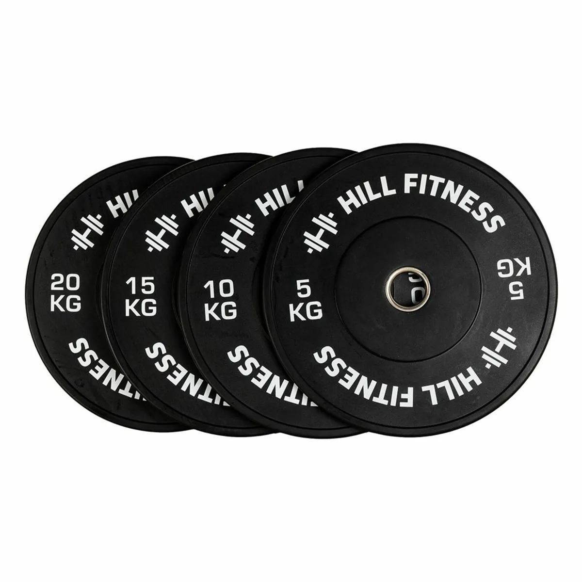 Black Bumper Plates 100kg Set -Olympic Weights Gym - Image 1