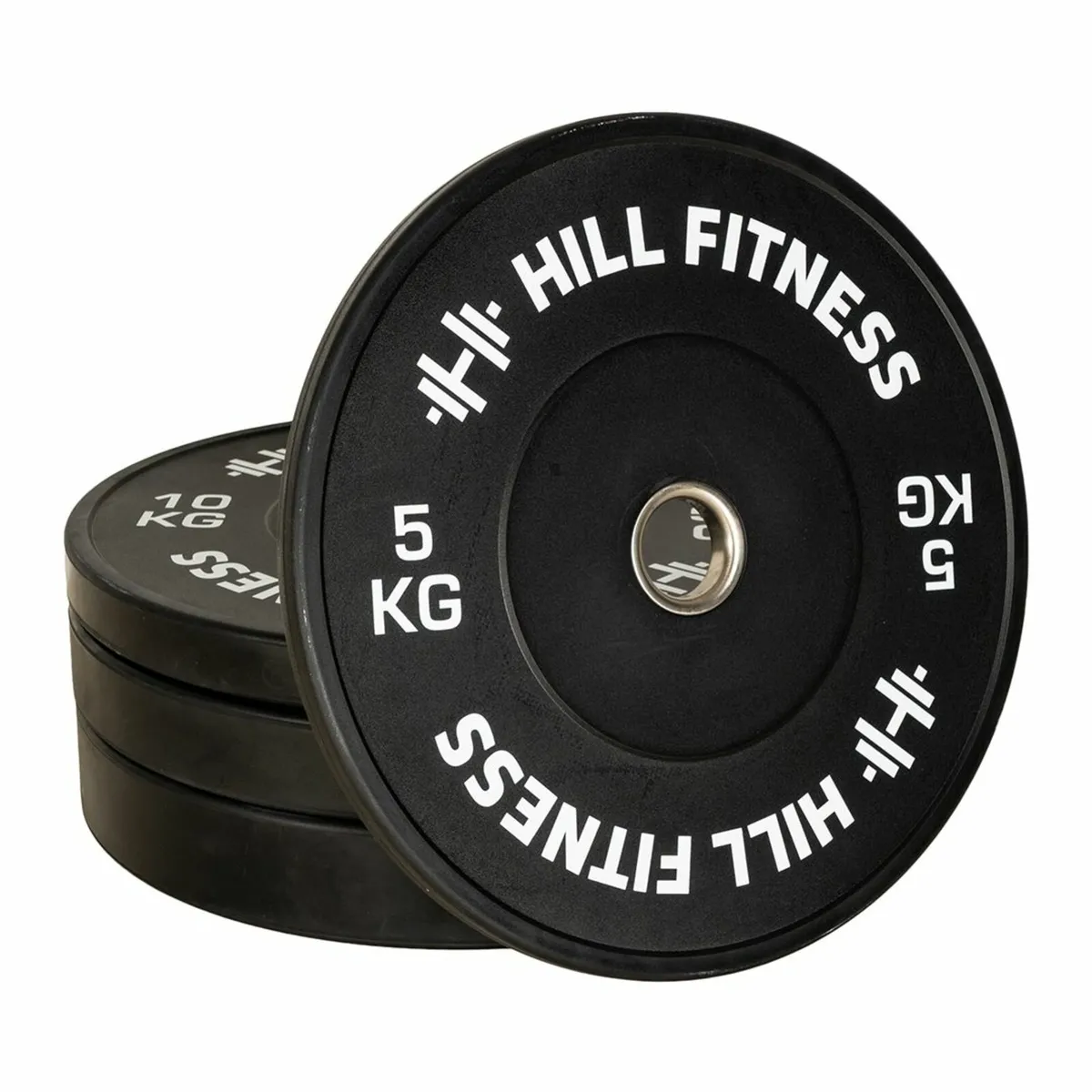 Black Bumper Plates 100kg Set -Olympic Weights Gym - Image 2