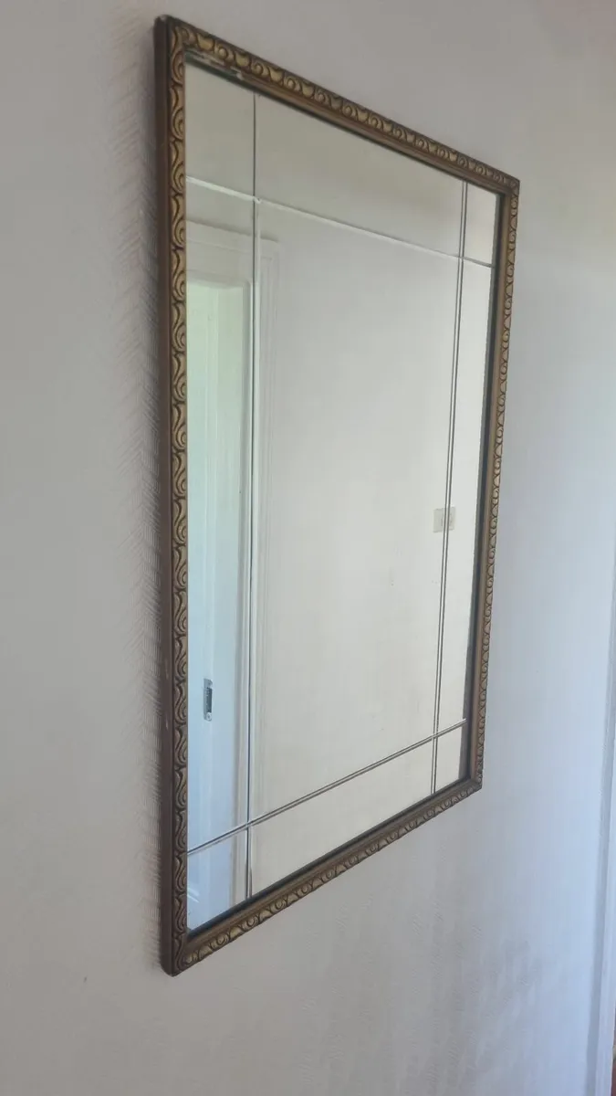 Antique wall mirror