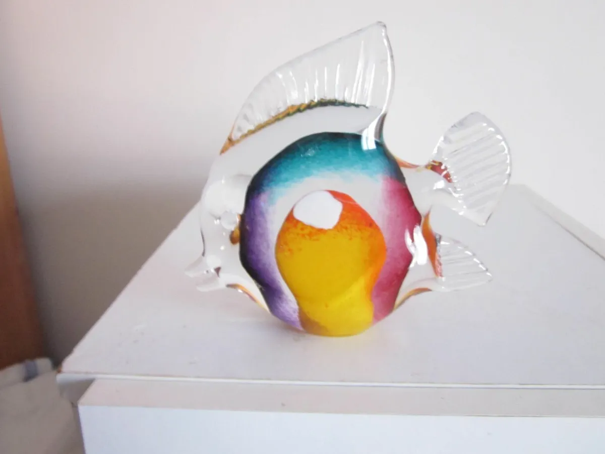 Vintage Munano Glass Fish - Image 3