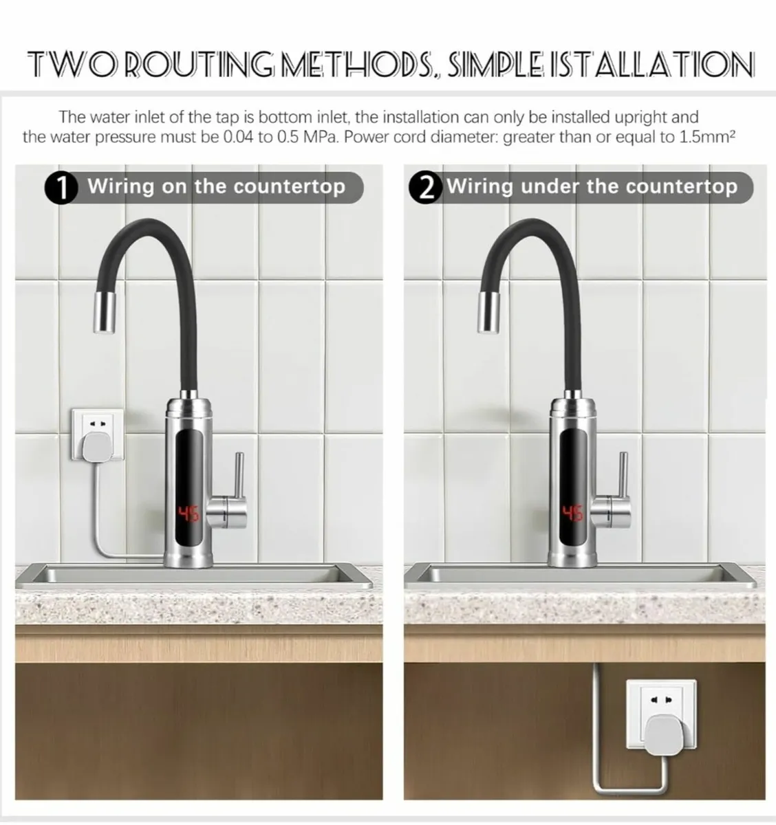 Instant Electric Water Heater/kitchen Tap - Image 3