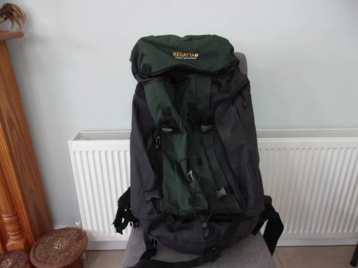 4  LARGE  HIKING  BACK PACKS  LIKE  NEW - Image 1
