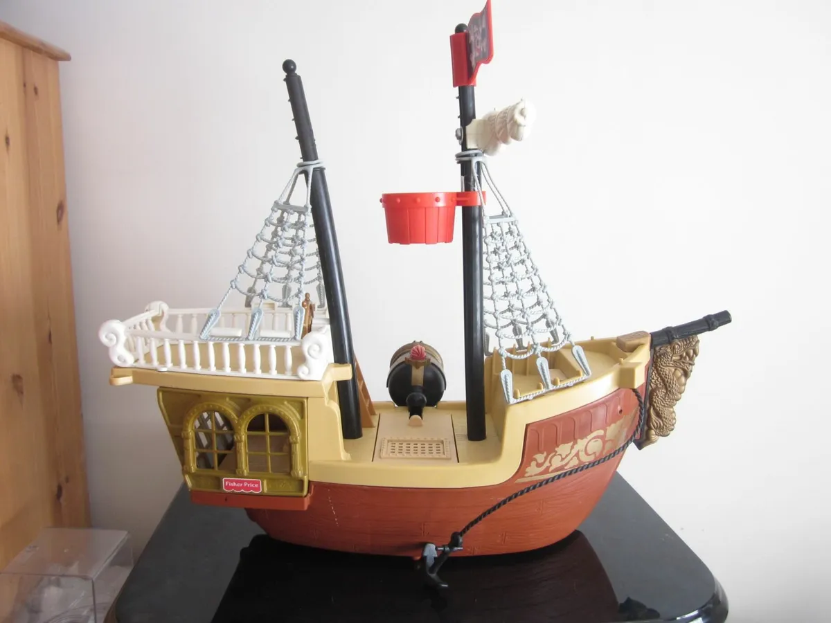 1994 FisherPrice Great Adventures PirateShip 77043 - Image 4