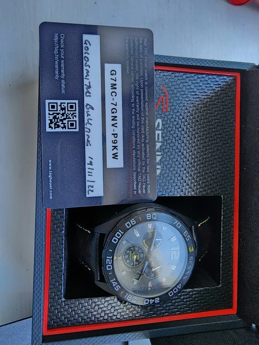 Senna Tag heuer F1 watch - Image 3