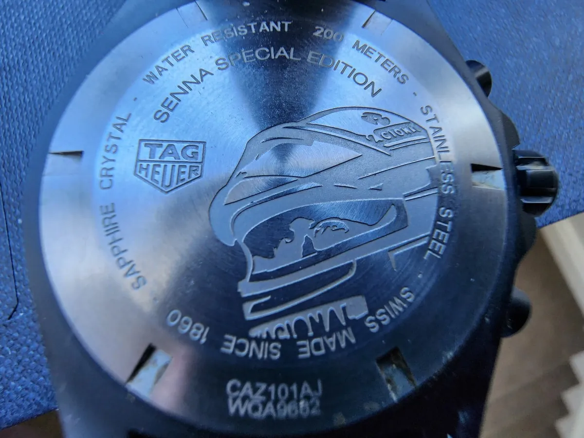 Senna Tag heuer F1 watch - Image 4