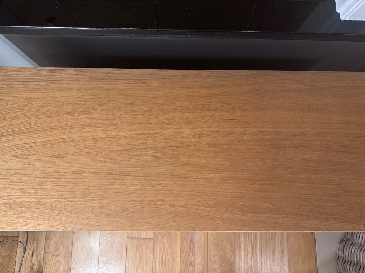 IKEA Black Cabinet With Shelves - Image 2