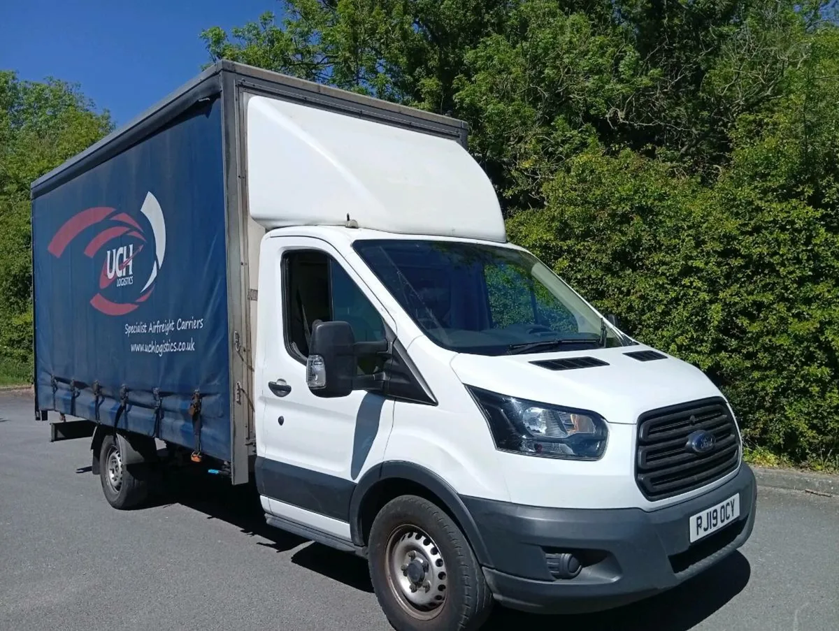 2019 Ford Transit Luton Curtain Box Body - Image 1