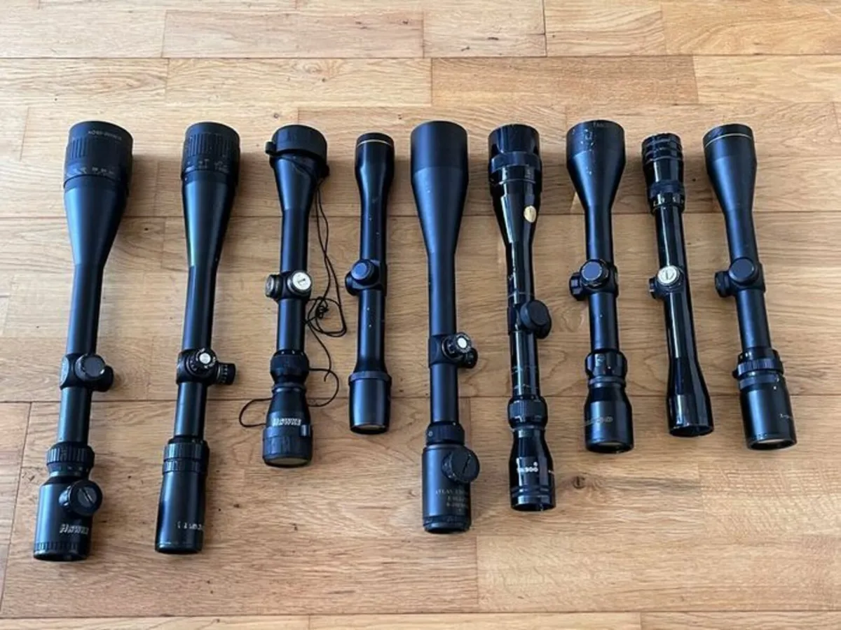 Rifle Scope x 9 - Image 1