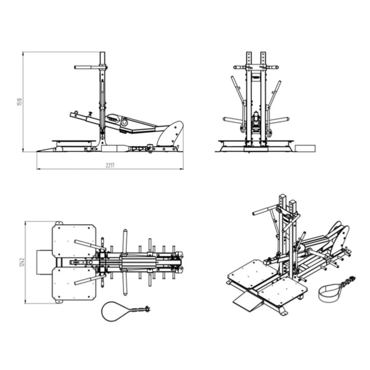 Primal Performance Series Belt Squat Machine - Image 2