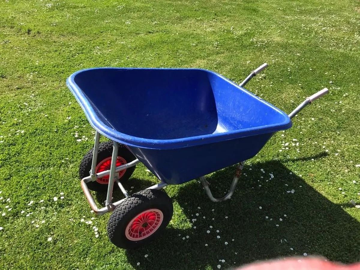 Wheelbarrow, twin wheel 200 litres - Image 1