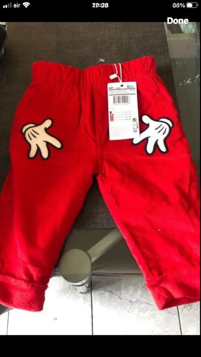 Boys BNWT trousers 6/9 mths €6 - Image 1
