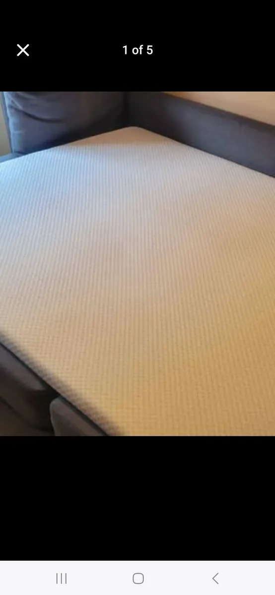 Mattress topper double Jysk 135x190cm - Image 1