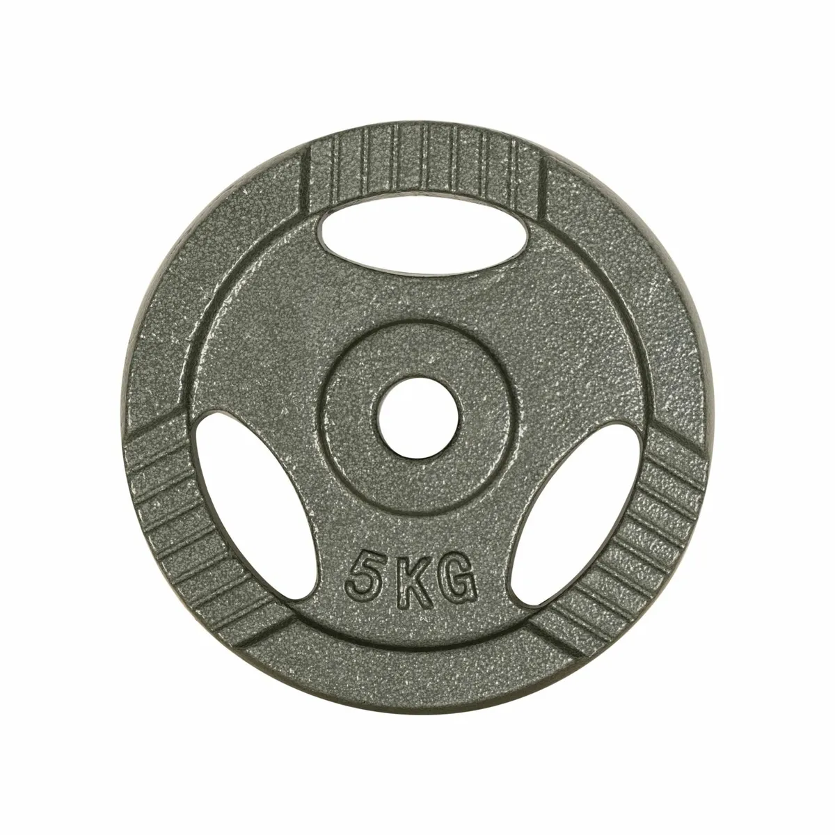 1" Standard Cast Iron Tri Grip Weight Plates(Pair) - Image 4