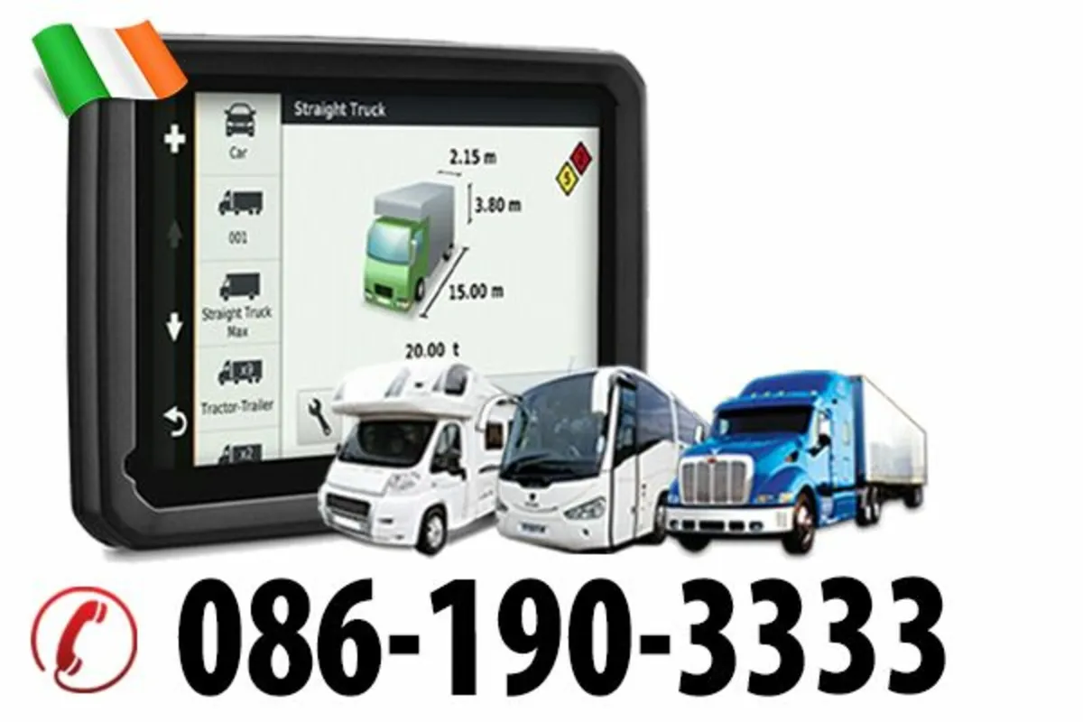 TRUCK / COACH sat navs with European maps - Image 1