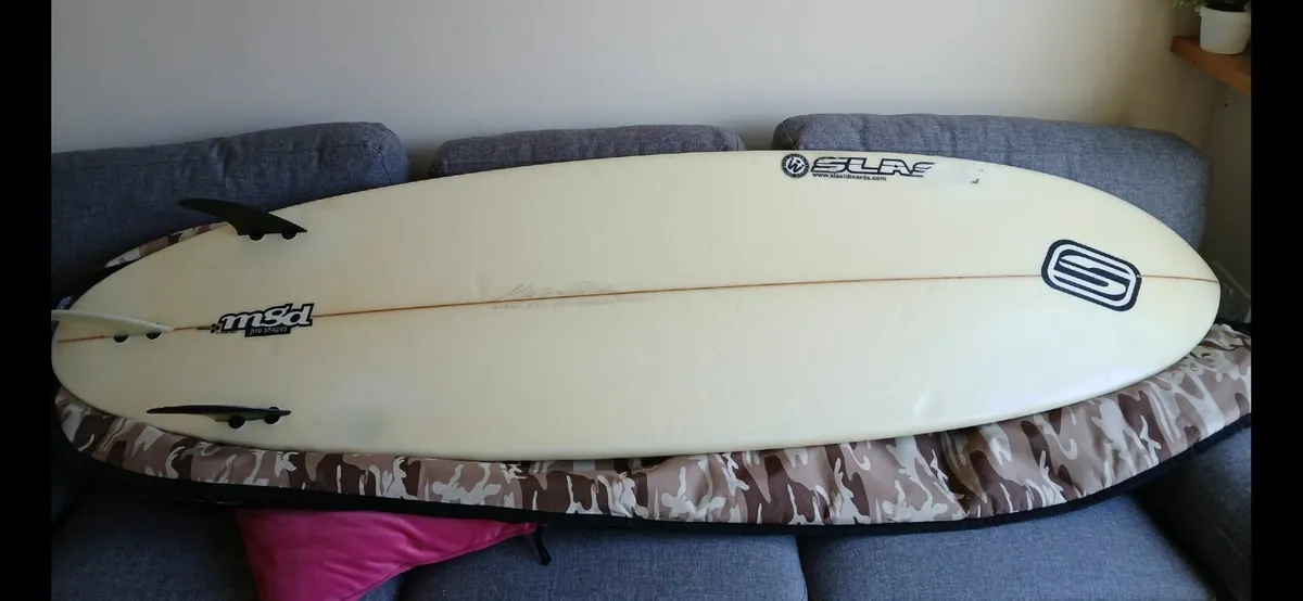 Surfboard 6ft'5 rounded pin tail - Image 2