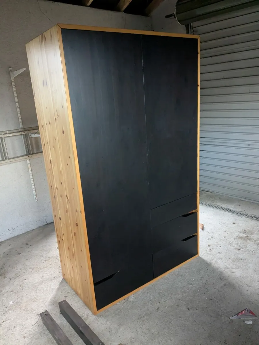 Ikea Solid Wood Wardrobe - Image 1