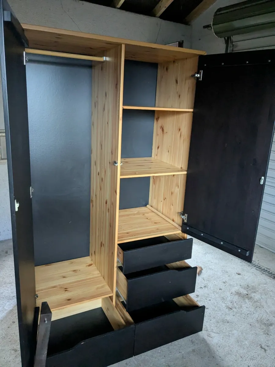 Ikea Solid Wood Wardrobe - Image 2