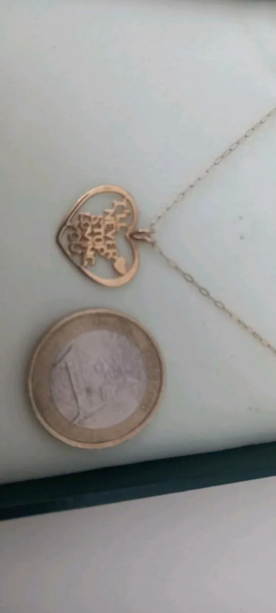 Gold heart chain - Image 2
